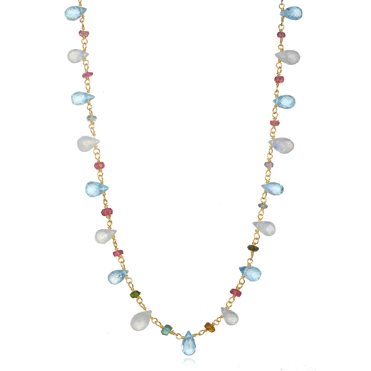 Wildflower Topaz Necklace sold by Amelia Rose Design