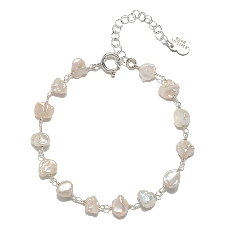 New!  Keshi Pearl Bracelet sold by Amelia Rose Design