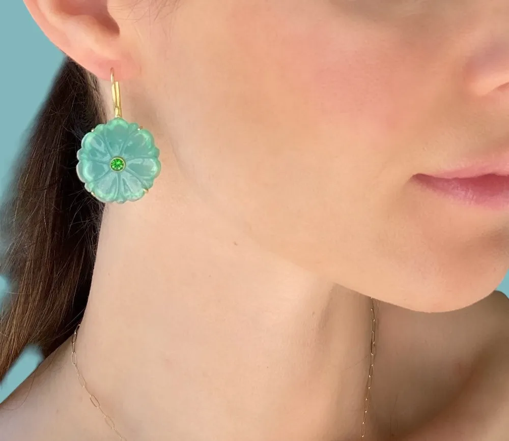 Magnolia Earring - Teal sold by Amelia Rose Design product image thumbnail 2