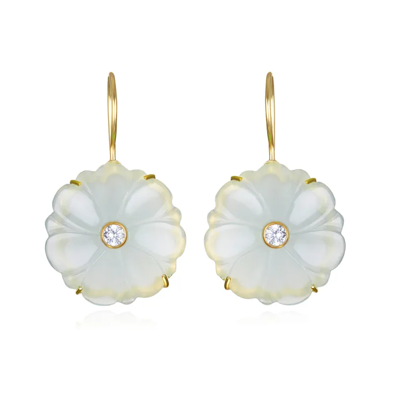 Magnolia Earring - Sage sold by Amelia Rose Design