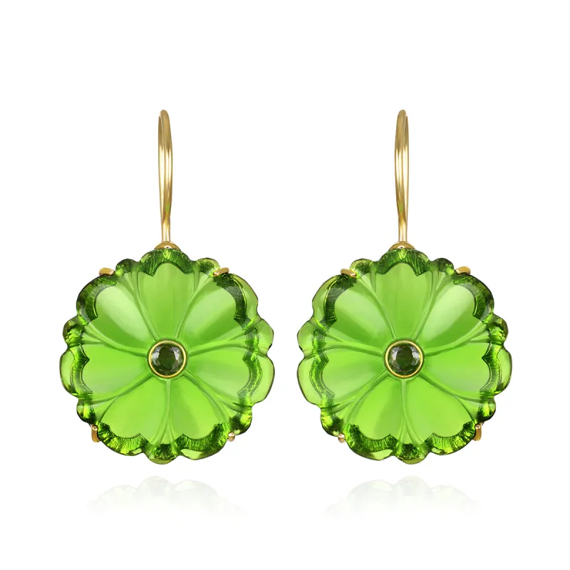 Magnolia Earring - Apple sold by Amelia Rose Design