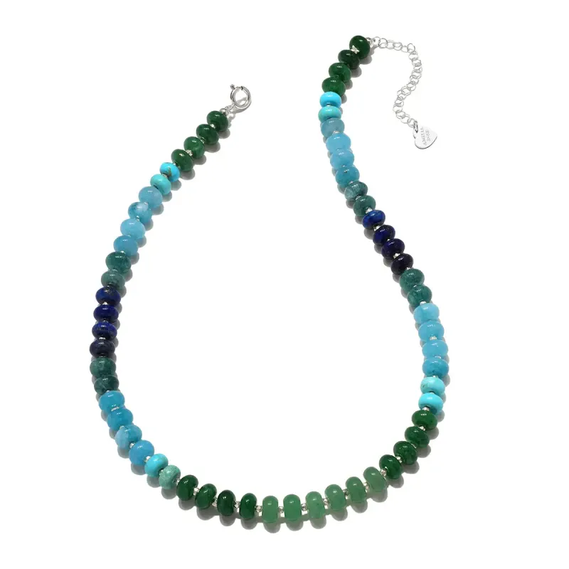 Rondelle Sparkle Necklace-Shades of Fall sold by Amelia Rose Design