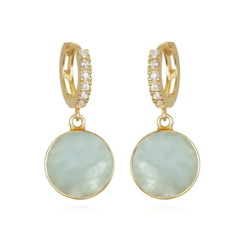 New! Coin Huggies - Aquamarine sold by Amelia Rose Design