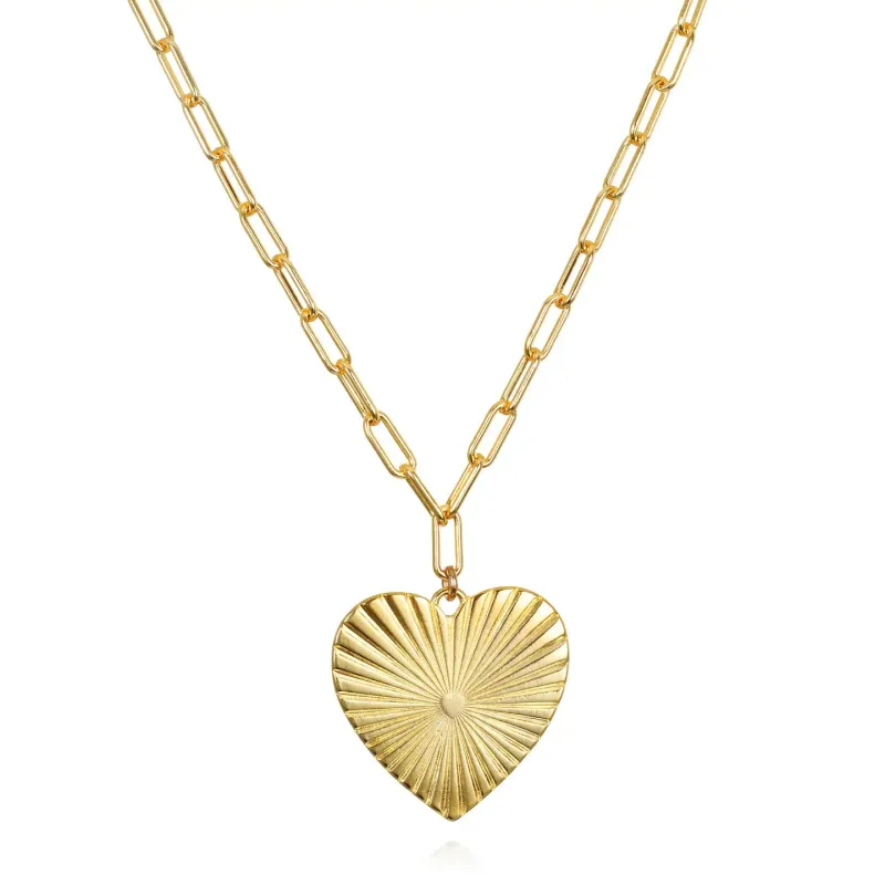 New!  Statement Heart Paperclip Necklace sold by Amelia Rose Design