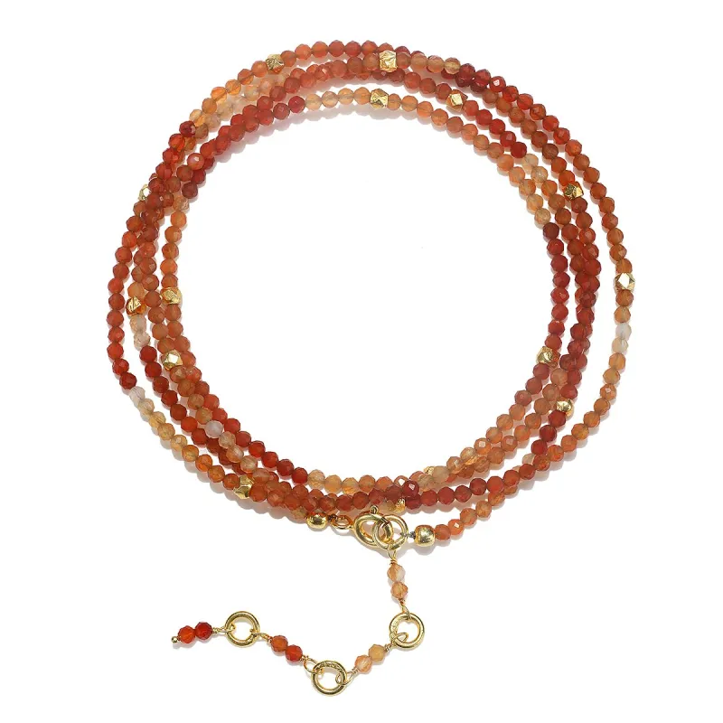 New! Gemstone Sparkle Wrap-Carnelian sold by Amelia Rose Design
