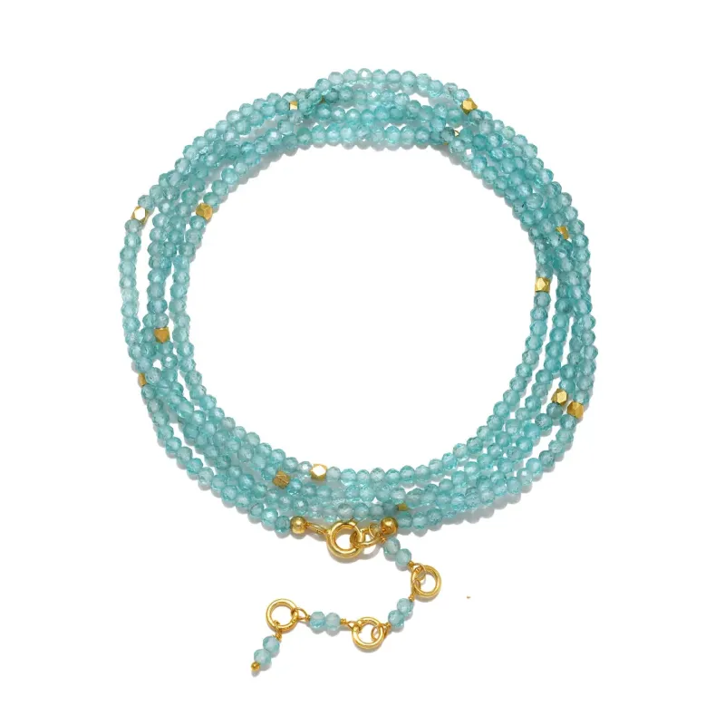 New! Gemstone Sparkle Wrap-Pastel Apatite made by Amelia Rose Design