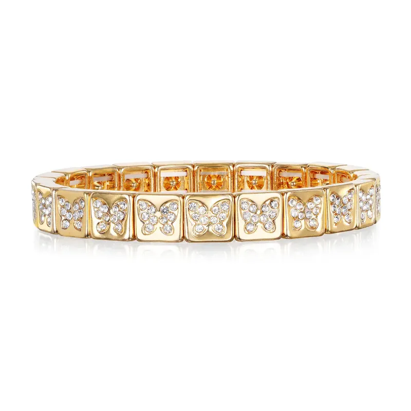 New!  Butterfly CZ Stretch Bracelet sold by Amelia Rose Design