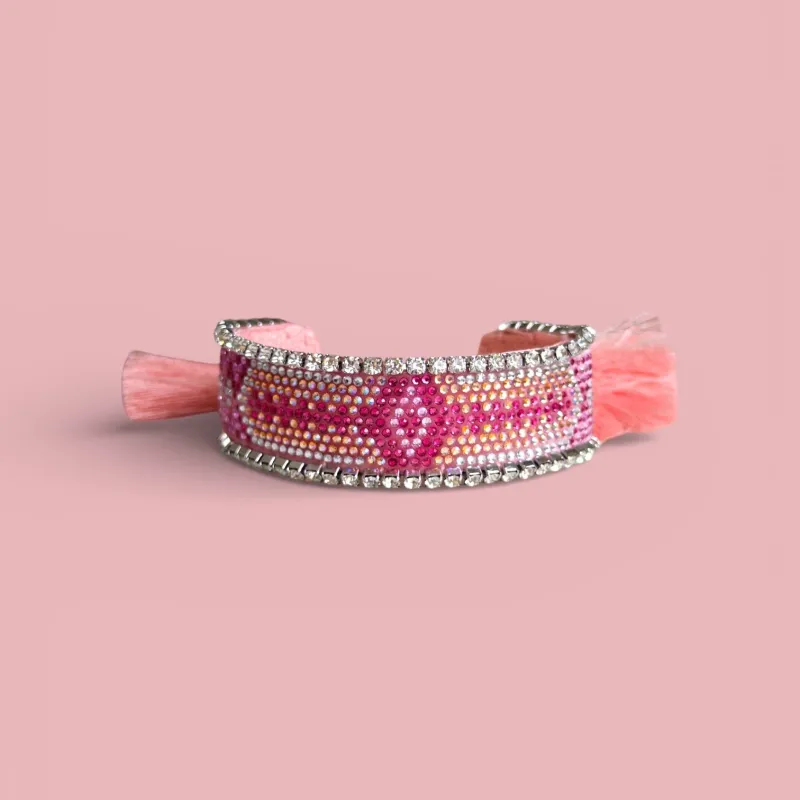 New!  Cabo Bracelet-Pink made by Amelia Rose Design