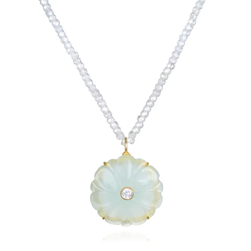 New! Magnolia Necklace -Sage made by Amelia Rose Design