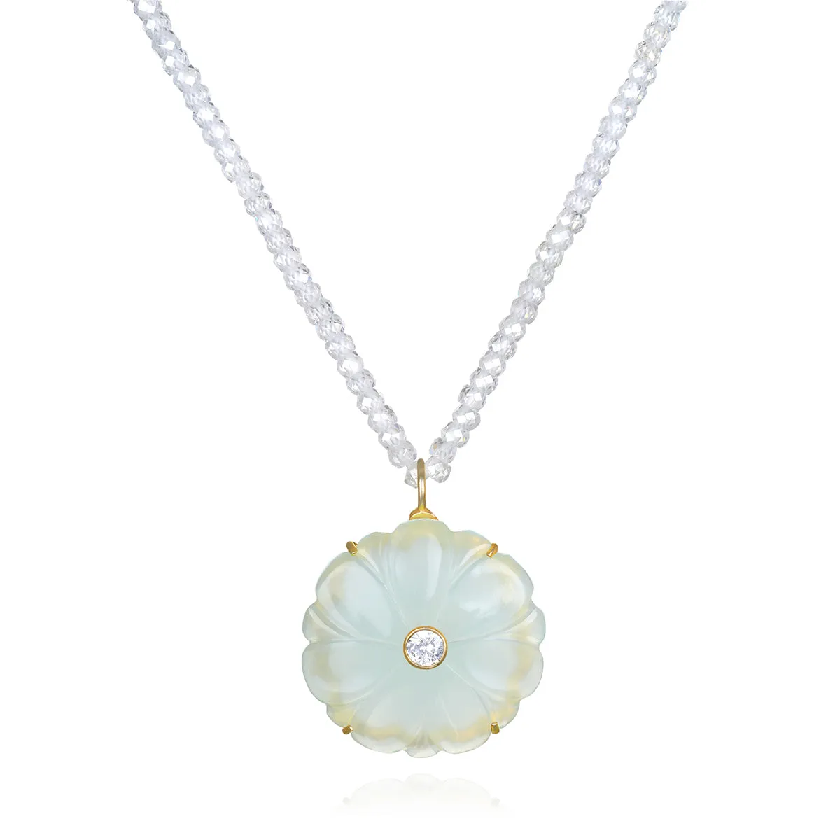 New! Magnolia Necklace -Sage sold by Amelia Rose Design