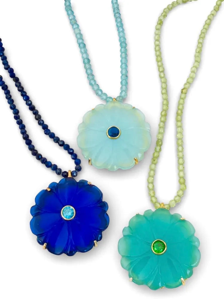 New! Magnolia Necklace -Teal sold by Amelia Rose Design product image thumbnail 3