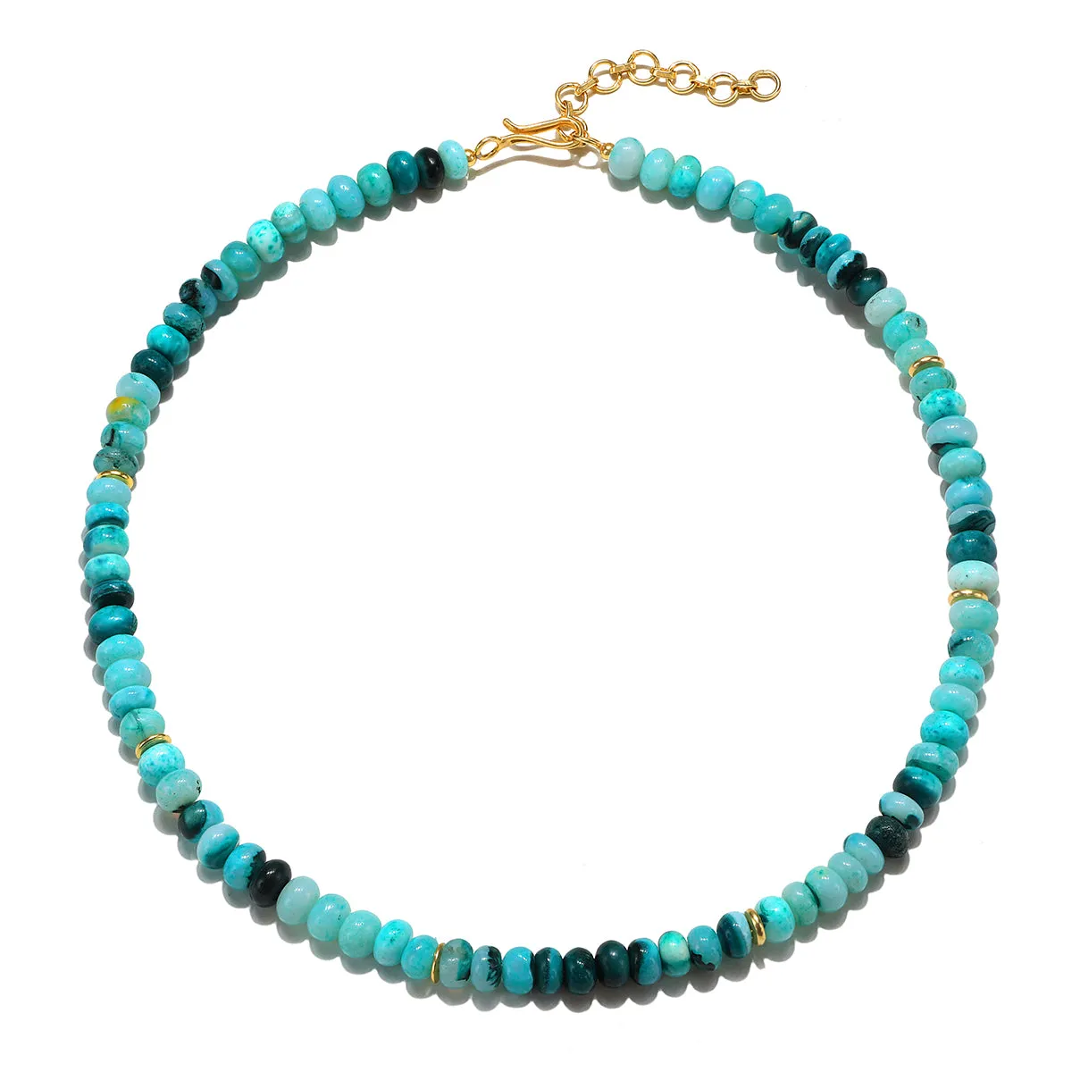 New! Beaded Opal Necklace-Green sold by Amelia Rose Design