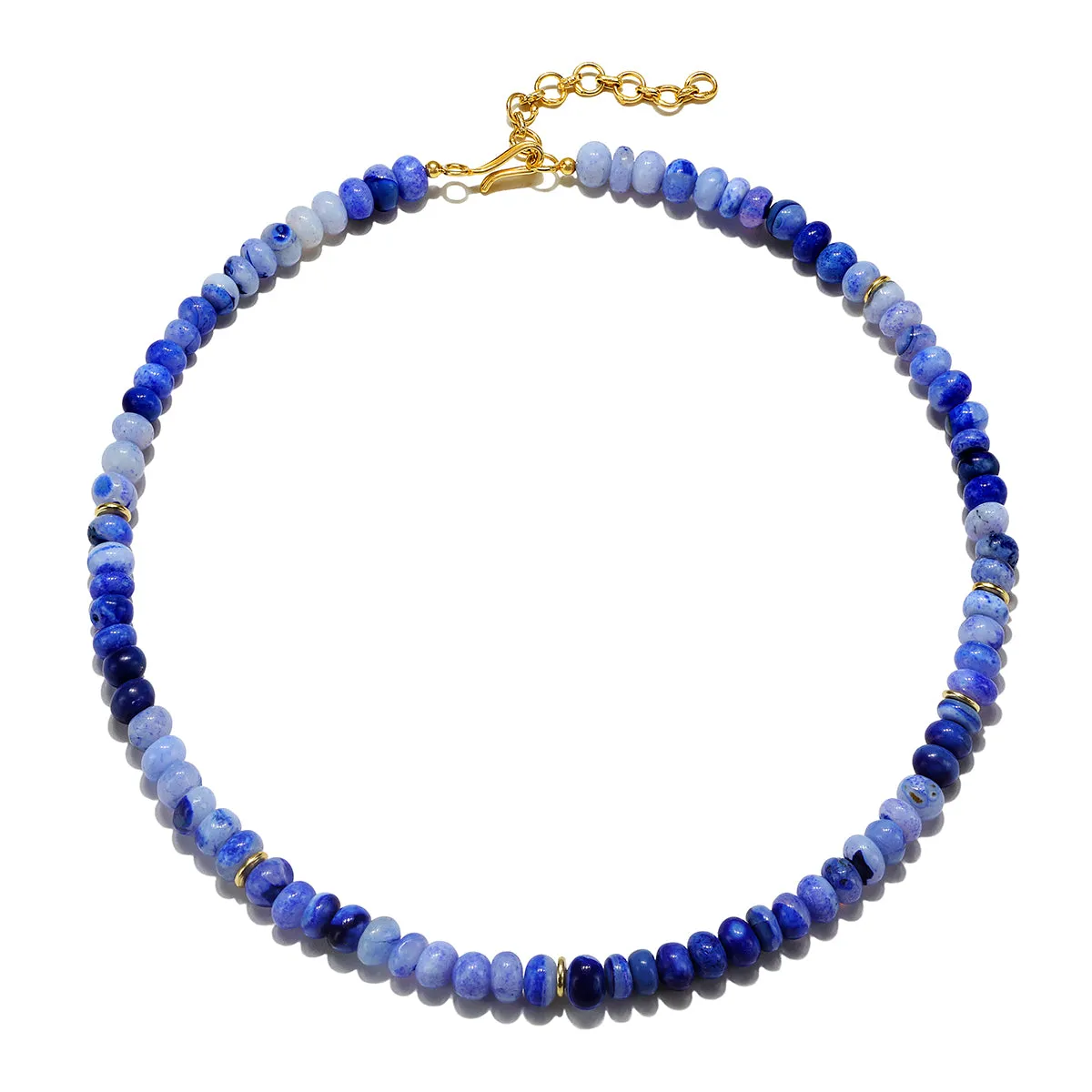 New! Beaded Opal Necklace-Blue sold by Amelia Rose Design