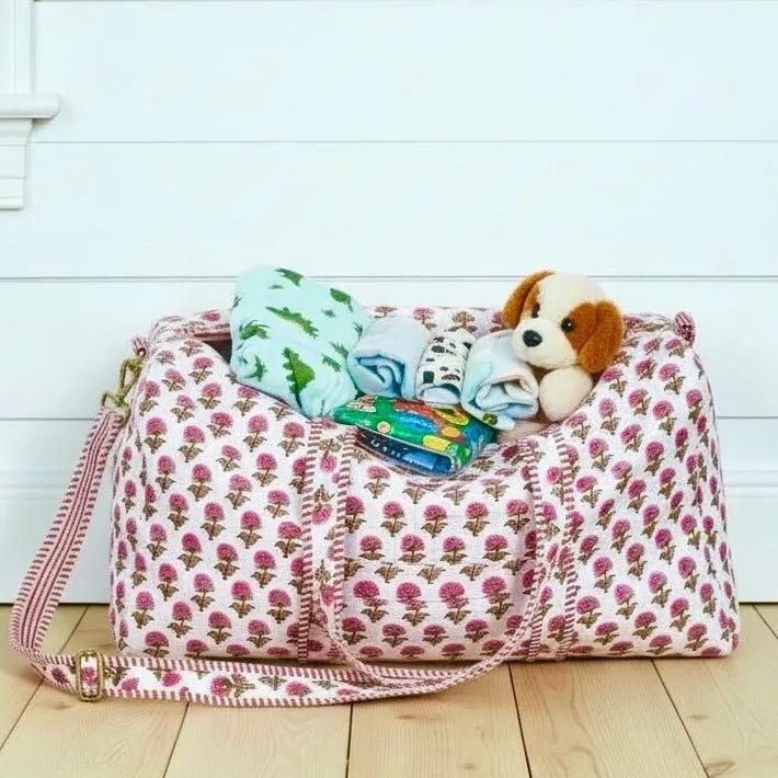 Tulip Quilted Duffel Bag sold by Amelia Rose Design product image thumbnail 2