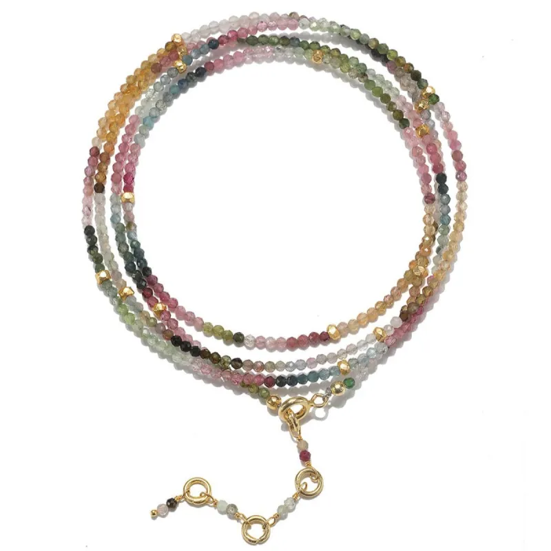 Gemstone Sparkle Wrap-Tourmaline sold by Amelia Rose Design