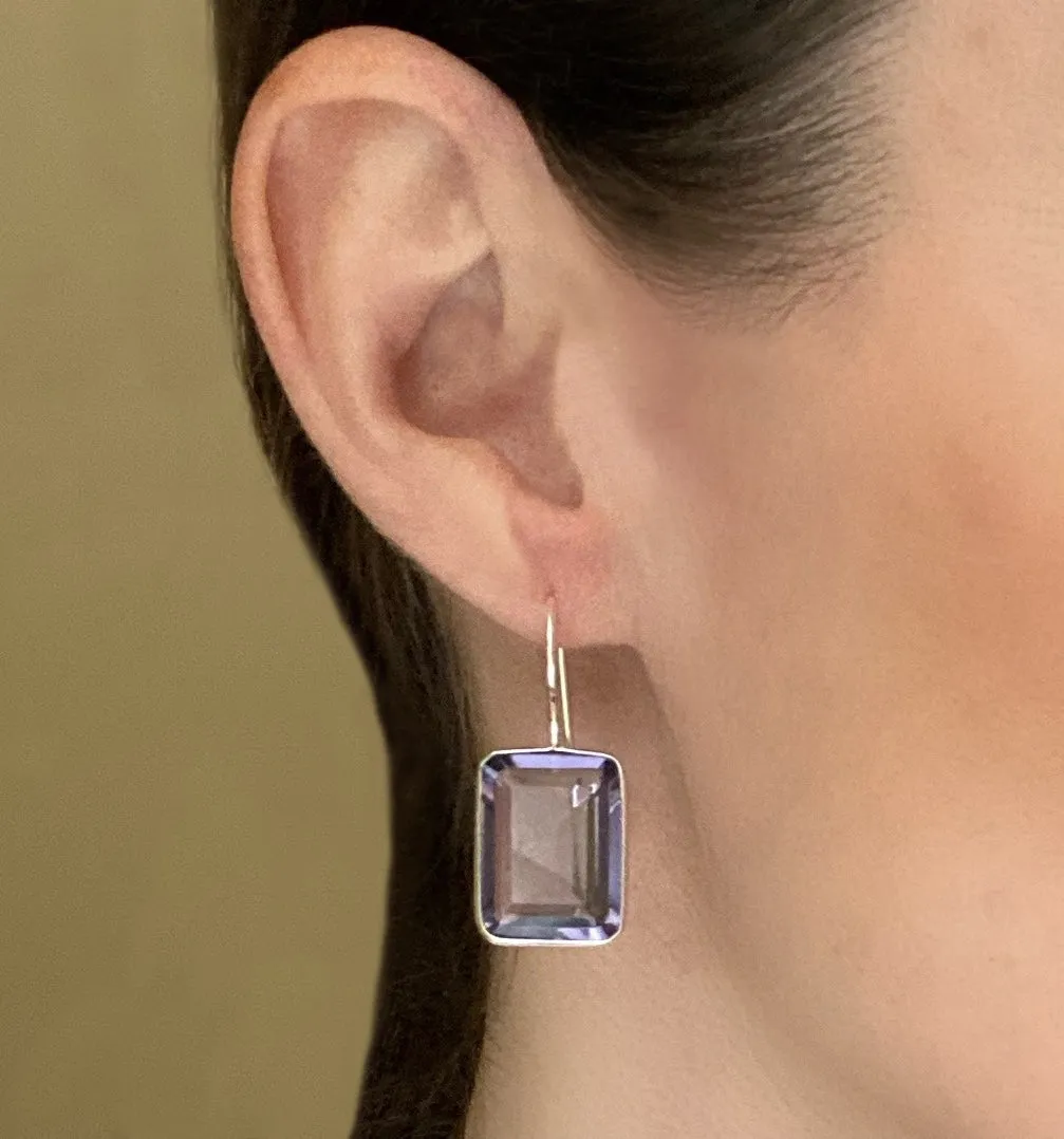 Emerald Cut Valencia-Lavender Silver sold by Amelia Rose Design product image thumbnail 2