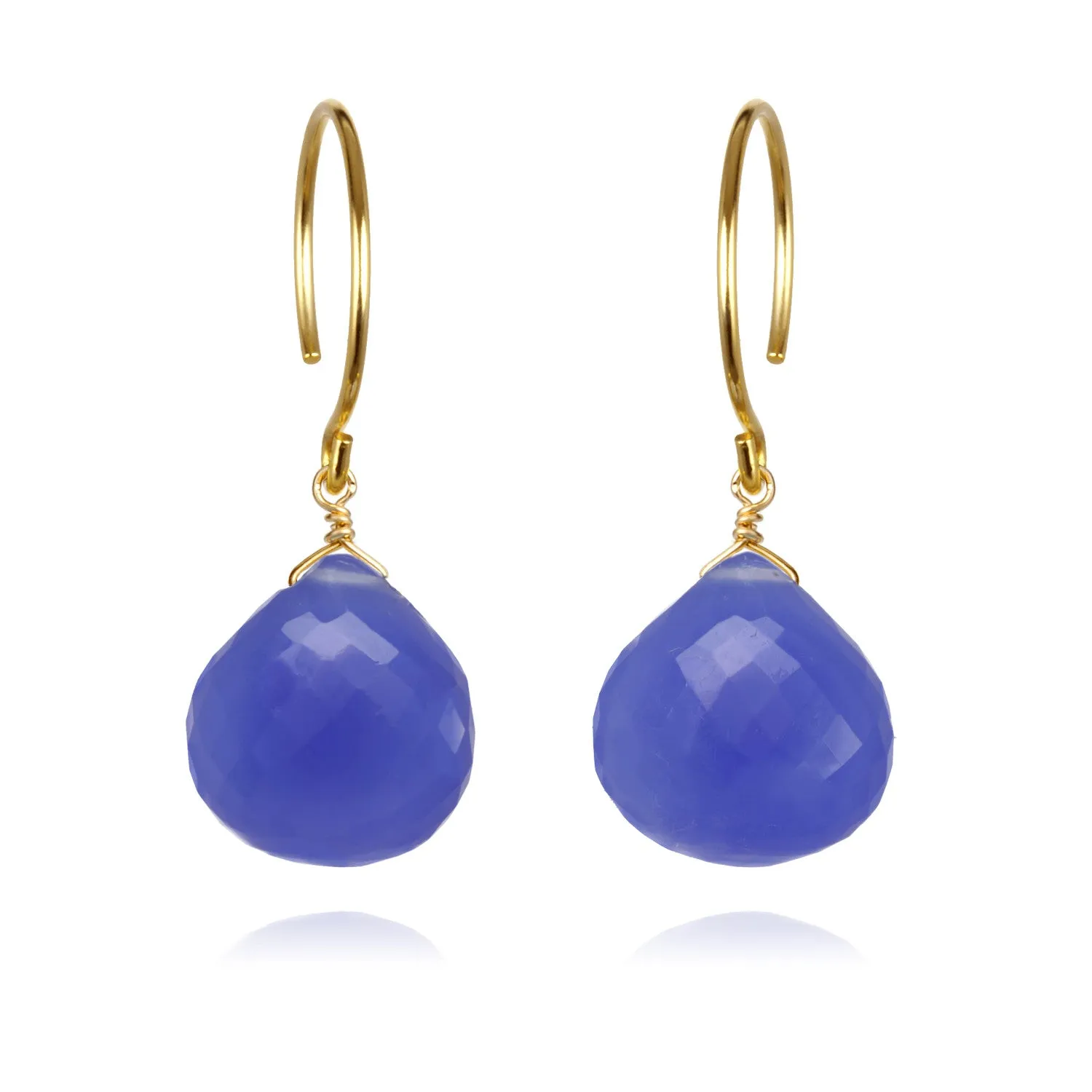 Catherine Earring-Lapis sold by Amelia Rose Design