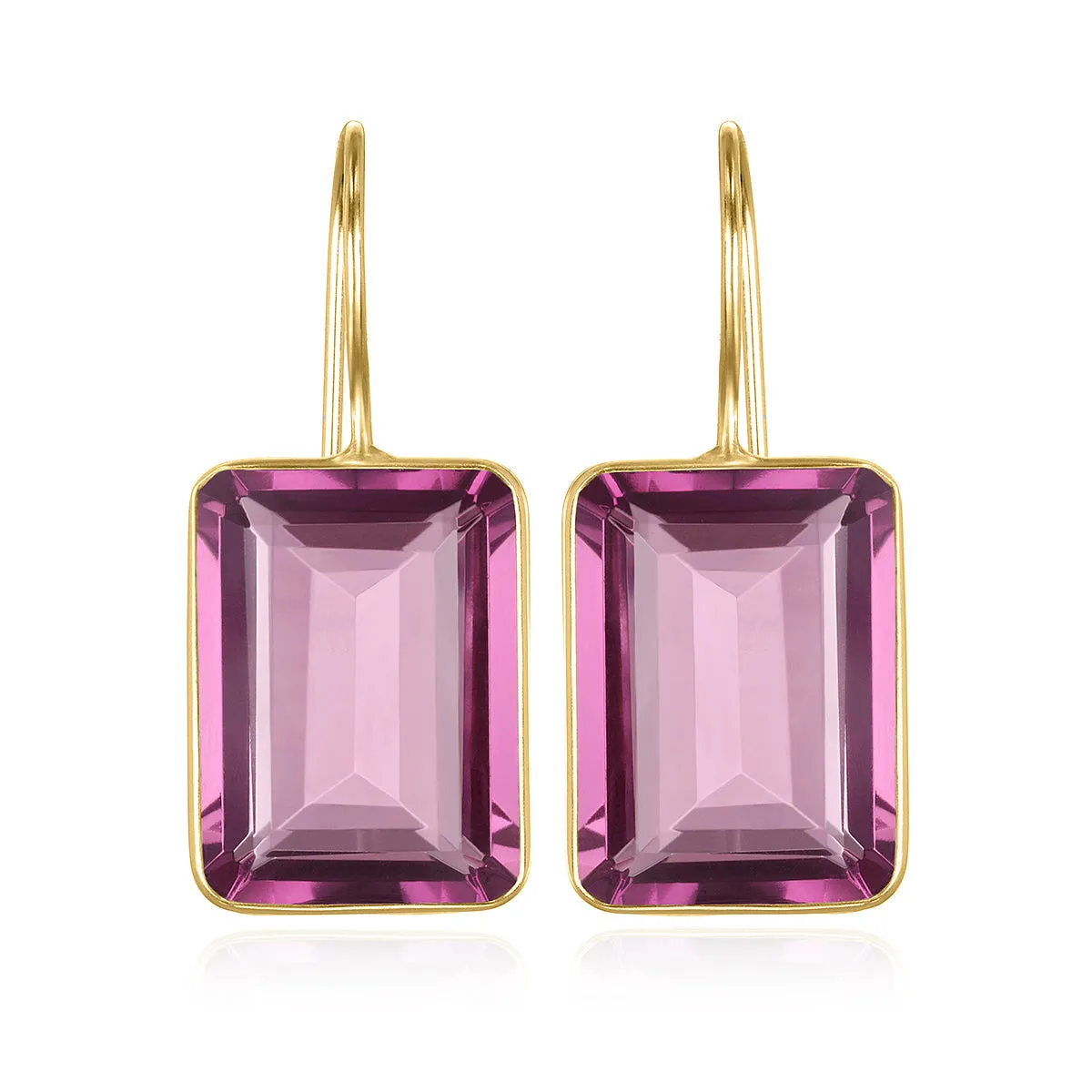 Emerald Cut Valencia-Plum Gold sold by Amelia Rose Design