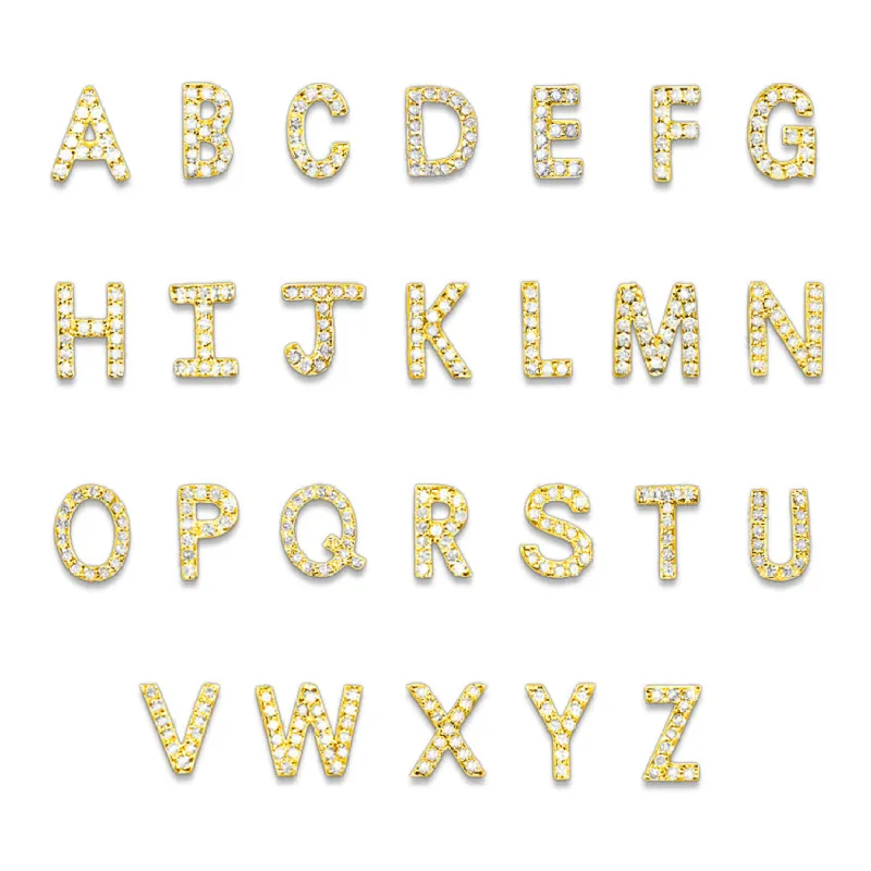 Diamond Initial Post Earring - Gold sold by Amelia Rose Design