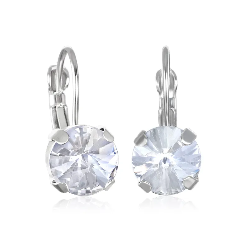 London Solitaire Earring-Diamond sold by Amelia Rose Design