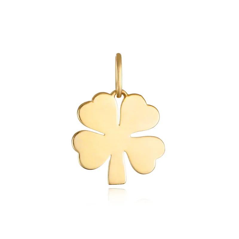 14k Four Leaf Clover Charm sold by Amelia Rose Design