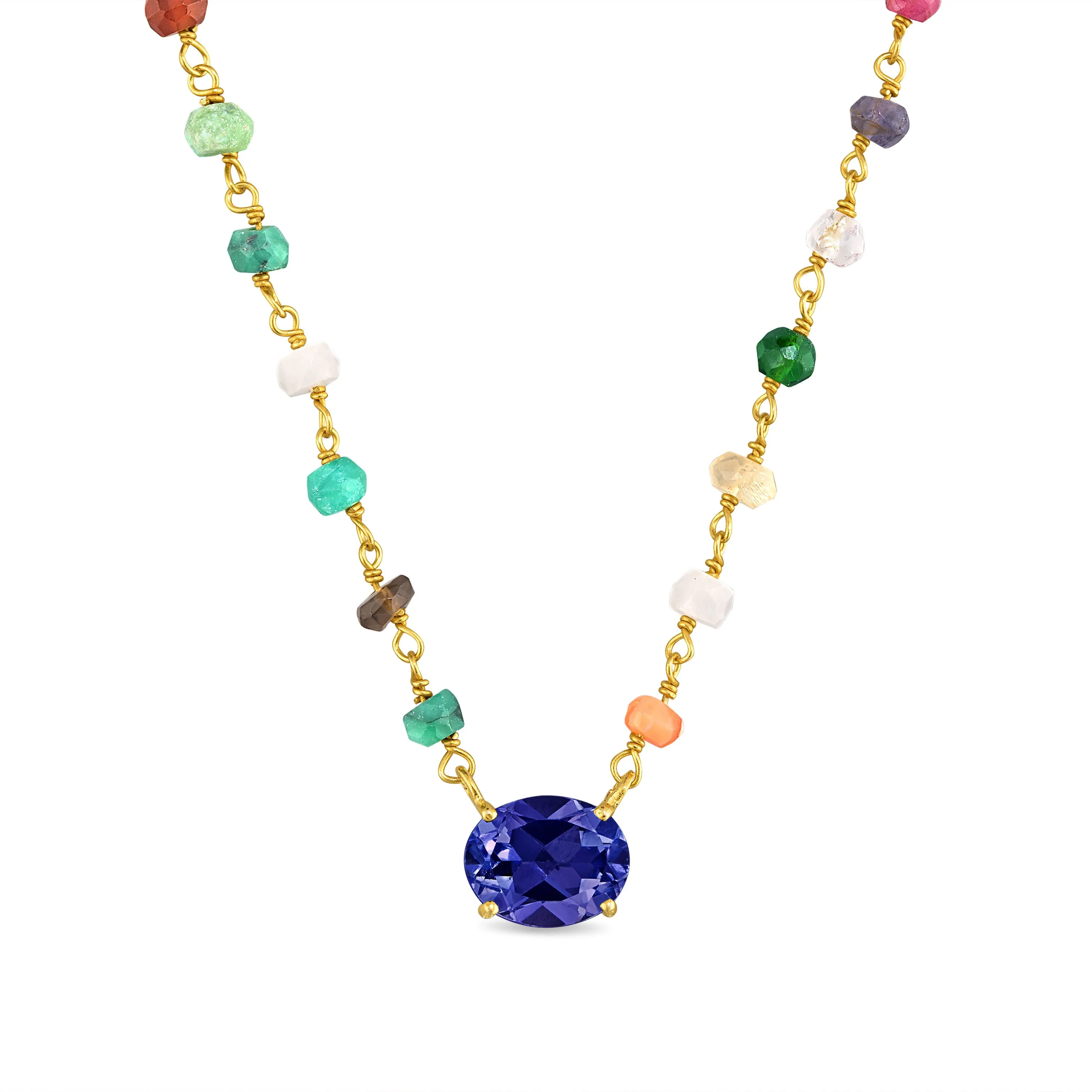 Rainbow Gemstone Pendant sold by Amelia Rose Design product image thumbnail 4