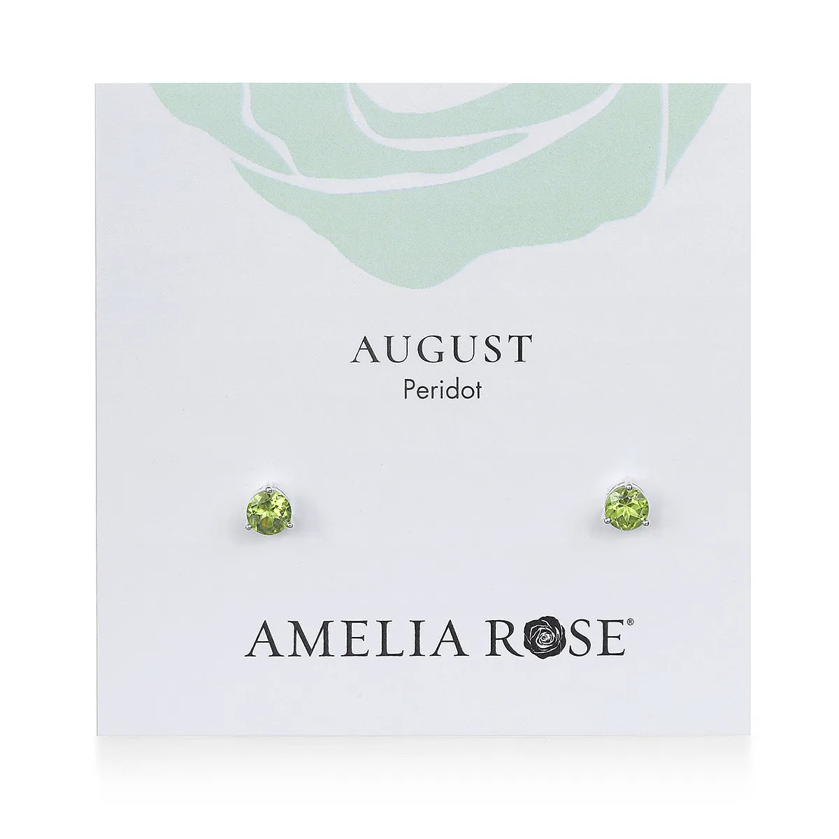 Birthstone Earring-August Peridot sold by Amelia Rose Design product image thumbnail 2