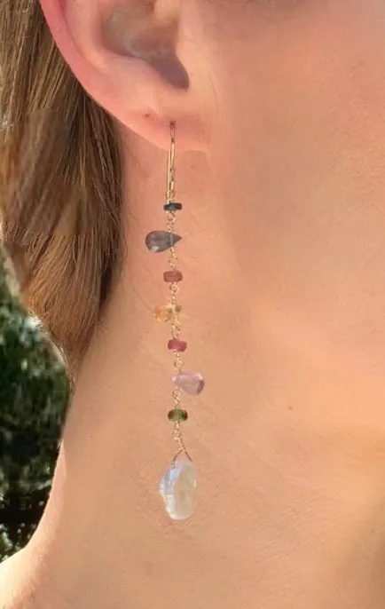 Wildflower Keshi Dangles sold by Amelia Rose Design product image thumbnail 2