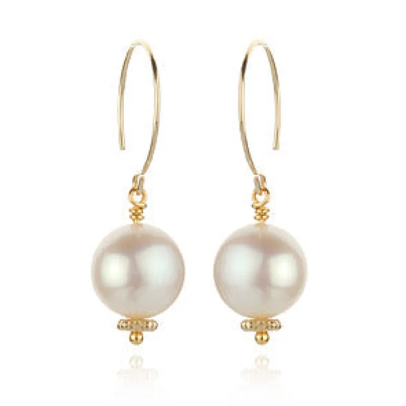 Paperwhite Pearl Earrings sold by Amelia Rose Design