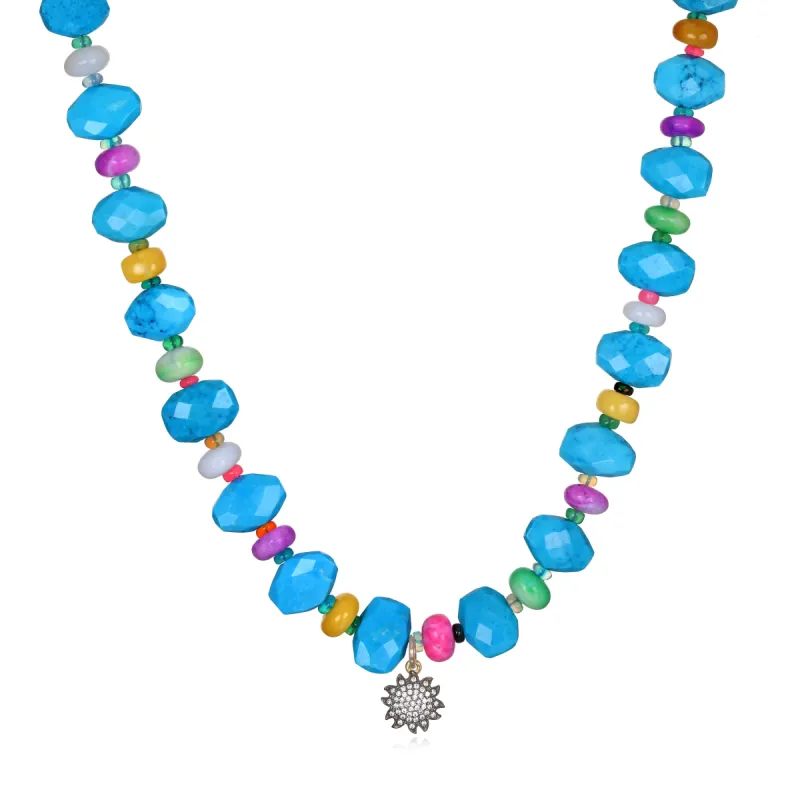 New! Summer Zircon Choker - Howlite sold by Amelia Rose Design