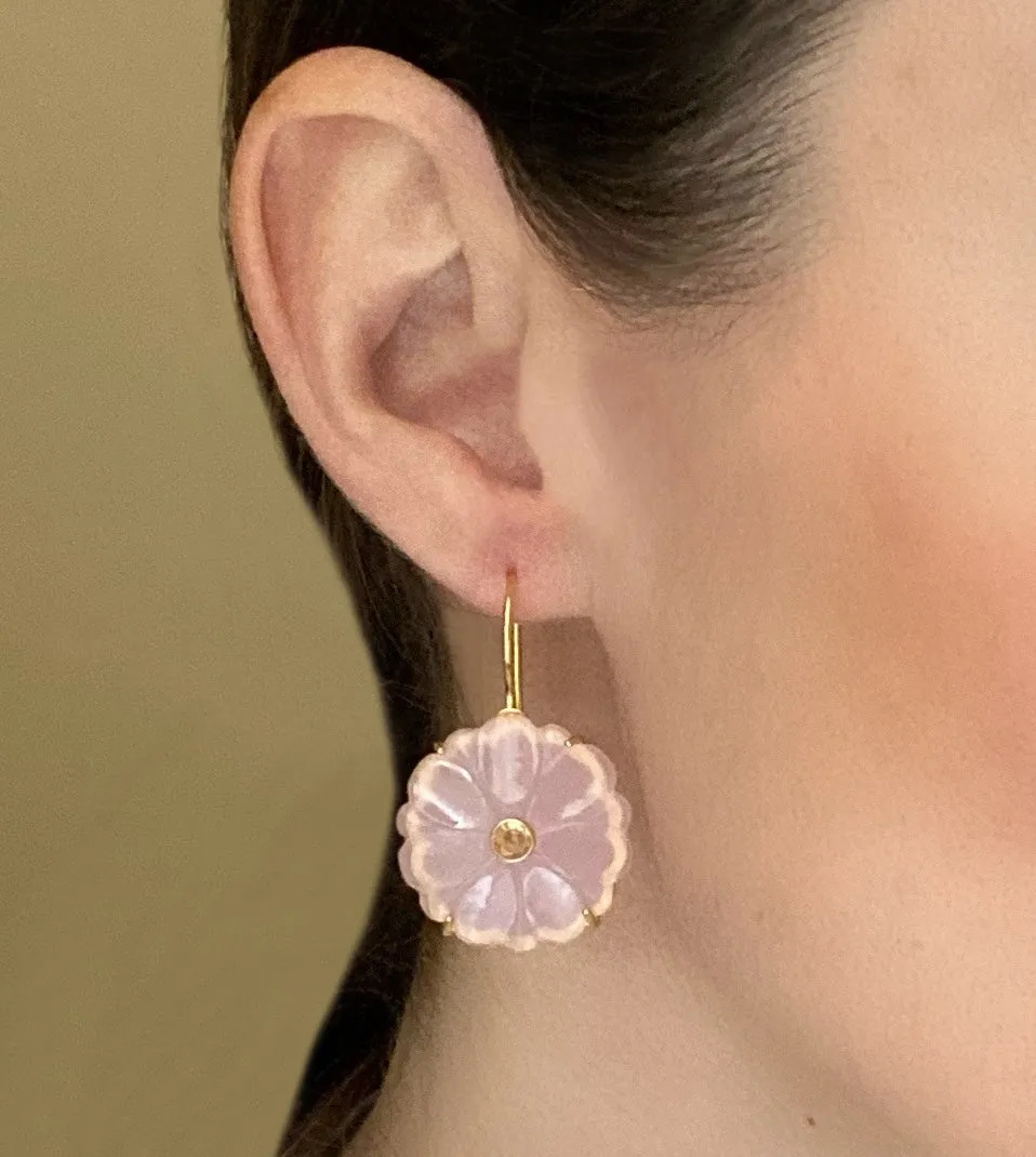 Magnolia Earring-Blush Pink sold by Amelia Rose Design product image thumbnail 2