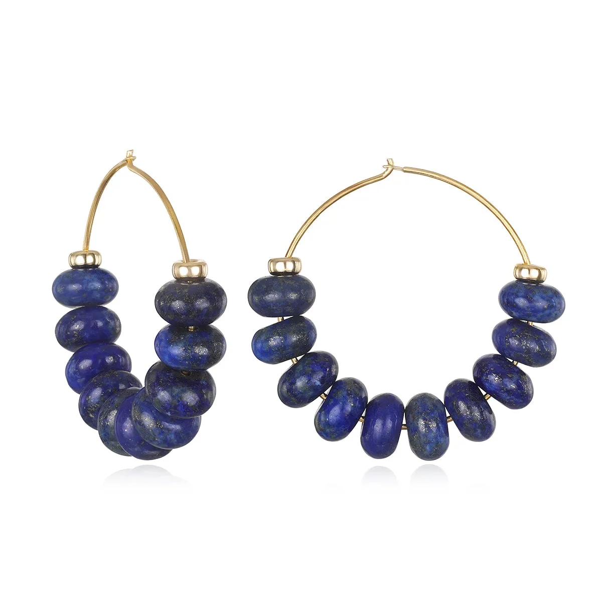 Lapis Hoops sold by Amelia Rose Design
