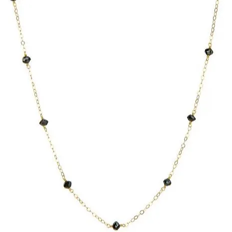 Black Diamond Necklace sold by Amelia Rose Design