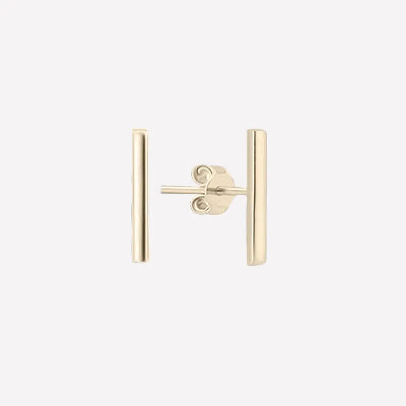 Bella G Bar Stud Earrings sold by Bonheur Jewelry