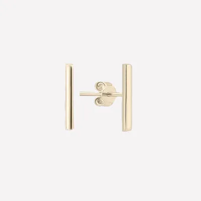 Bella G Bar Stud Earrings sold by Bonheur Jewelry