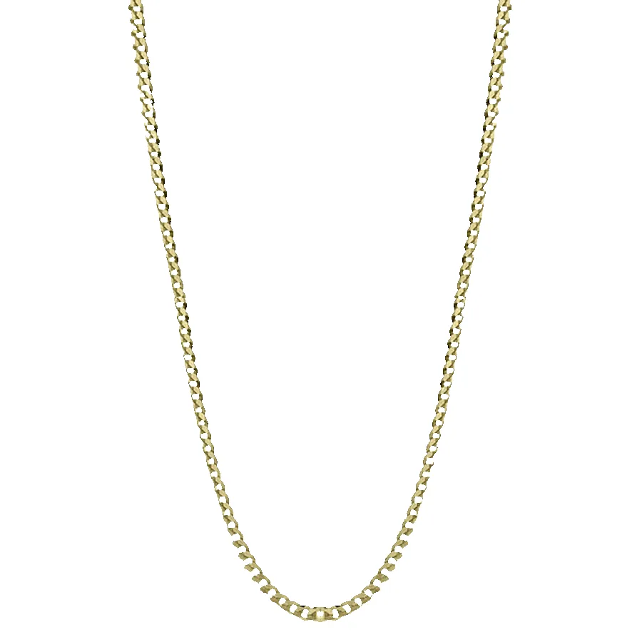 Alisa Curb Chain Gold Necklace sold by Bonheur Jewelry