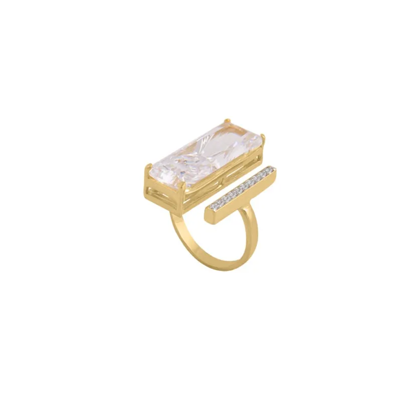 Laurel Gold Cocktail Ring sold by Bonheur Jewelry