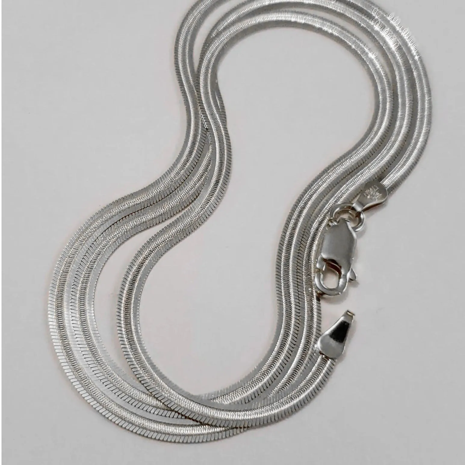 Barbara Silver Diamond Cut Chain sold by Bonheur Jewelry product image thumbnail 3