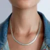Angelique Diamond Cut Silver Chain sold by Bonheur Jewelry