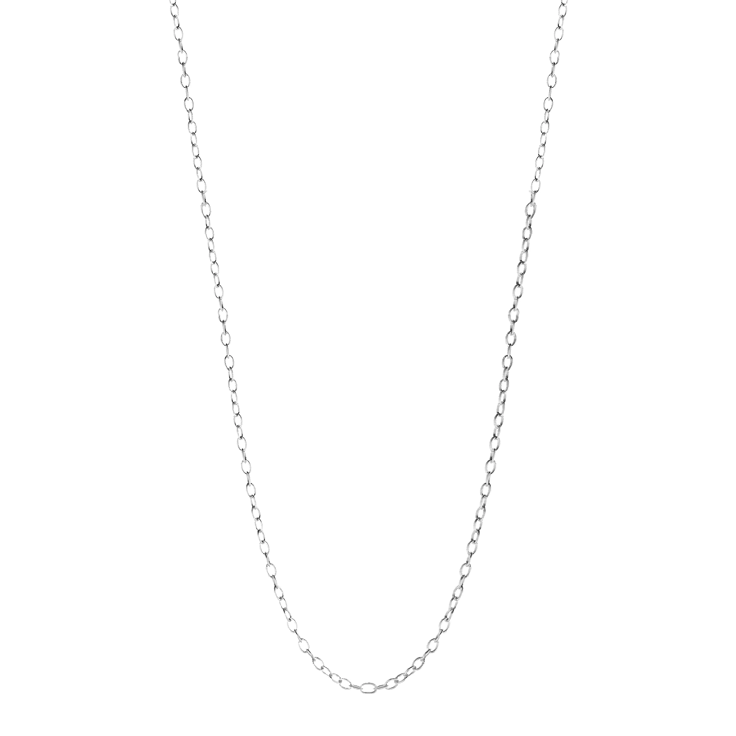 Sadi Silver Link Chain Necklace sold by Bonheur Jewelry