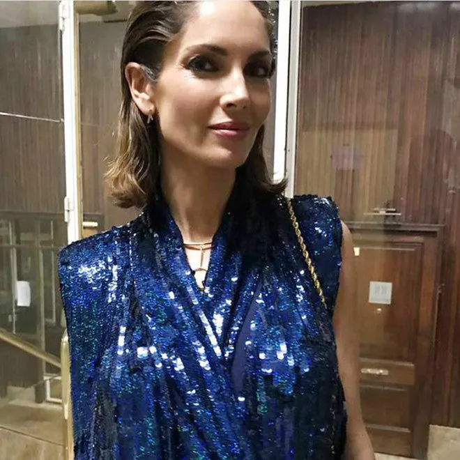 Anais Pave Crystal Stud Earrings sold by Bonheur Jewelry product image thumbnail 3