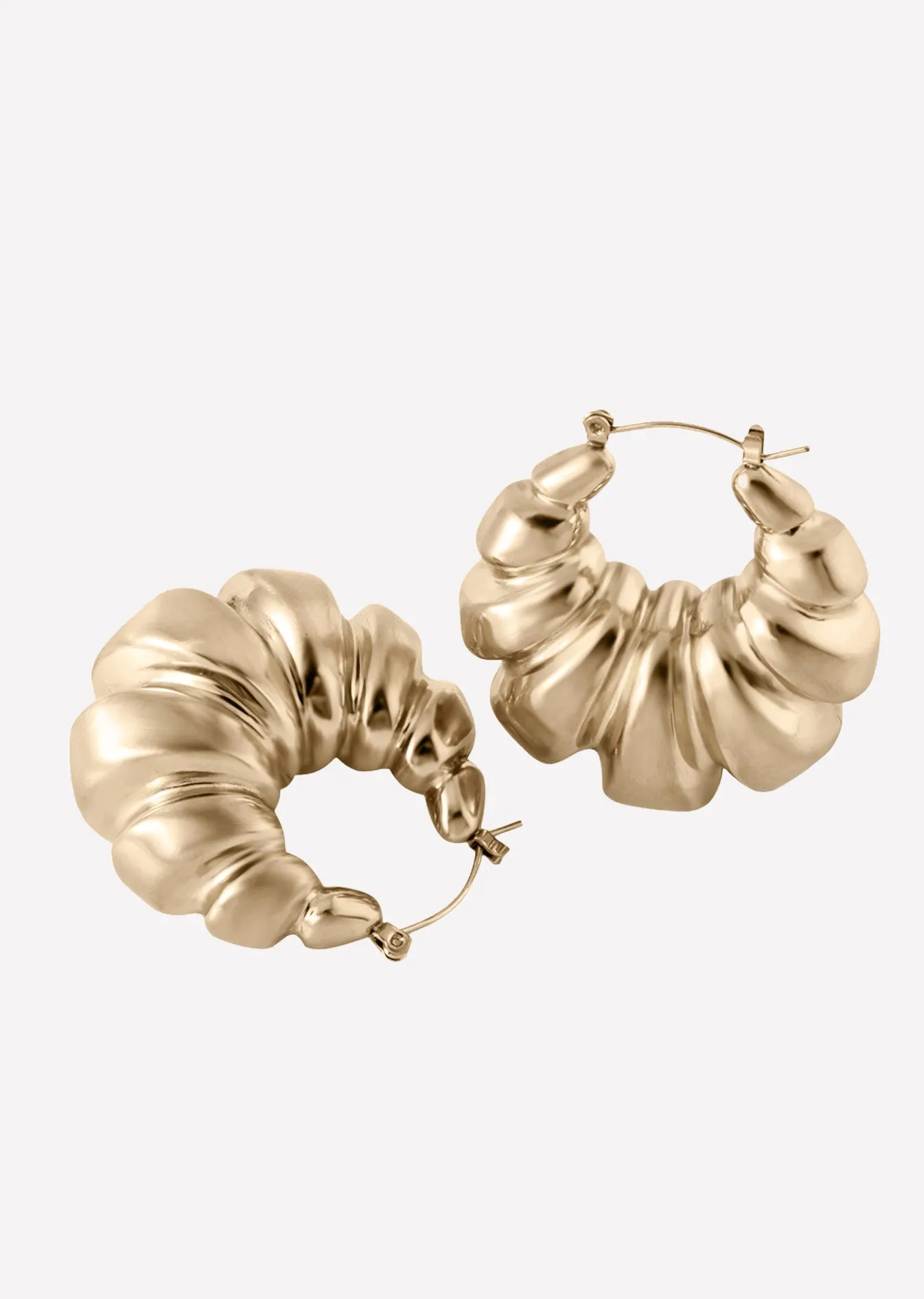 Eléa Croissant Hoops sold by Bonheur Jewelry