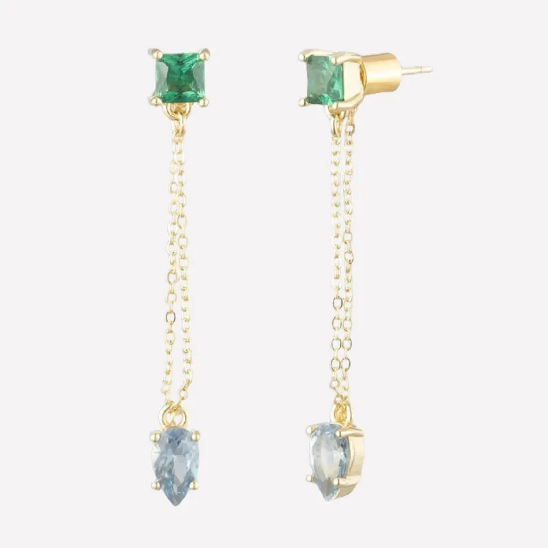 Kathryn Crystal Drop Earrings sold by Bonheur Jewelry
