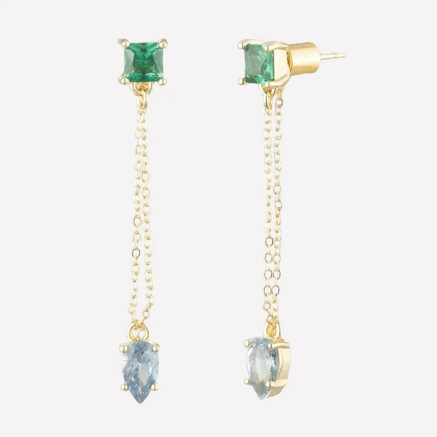 Kathryn Crystal Drop Earrings sold by Bonheur Jewelry