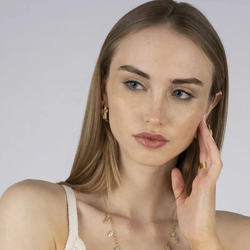 Violetta U Hoops sold by Bonheur Jewelry product image thumbnail 4