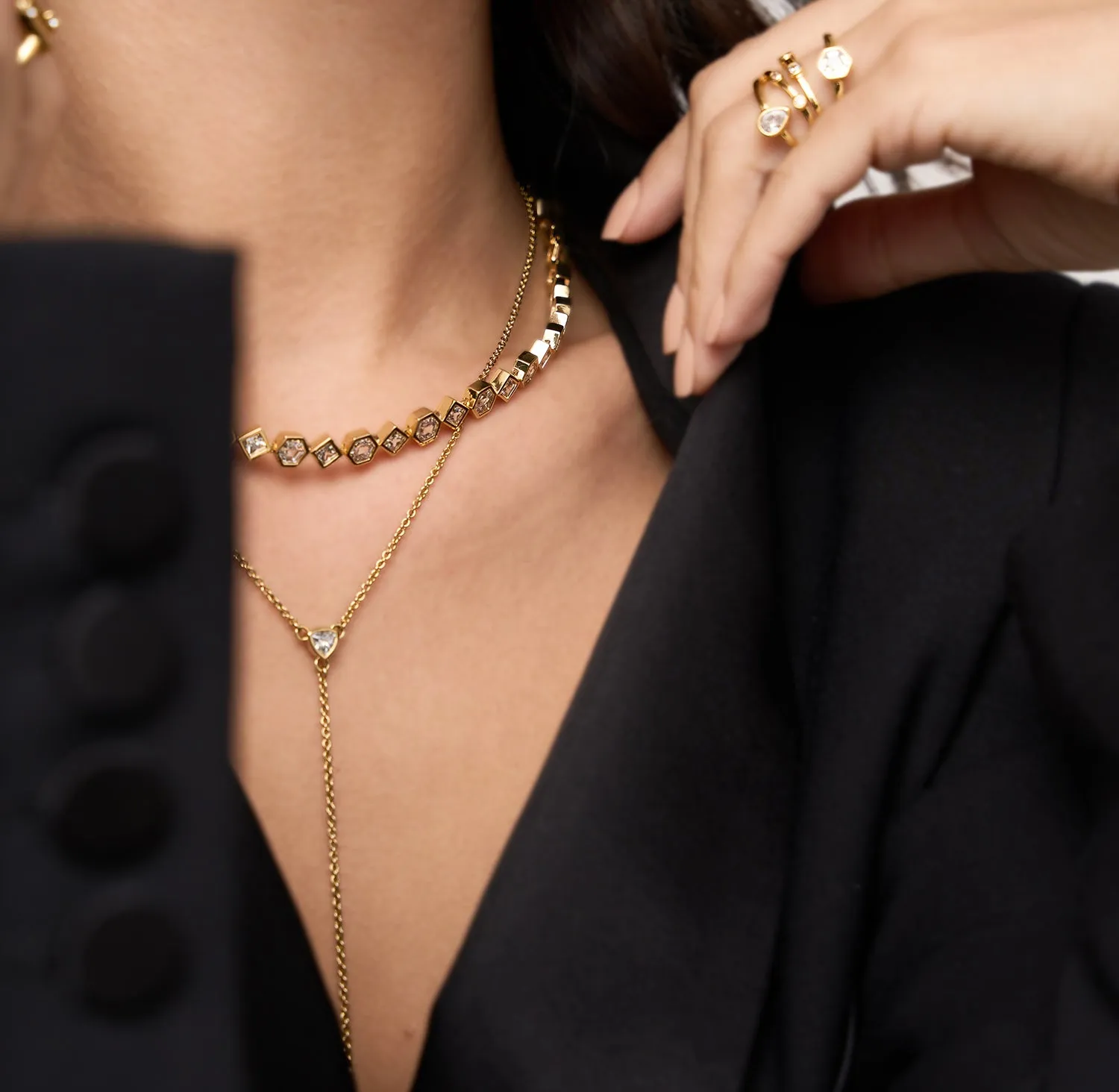 Laurel Y Necklace sold by Bonheur Jewelry product image thumbnail 2