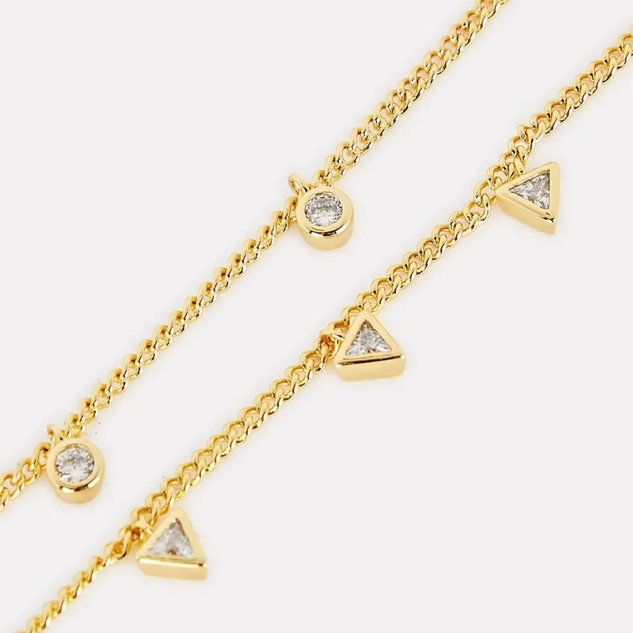 Marguerite Layered Necklace sold by Bonheur Jewelry product image thumbnail 4