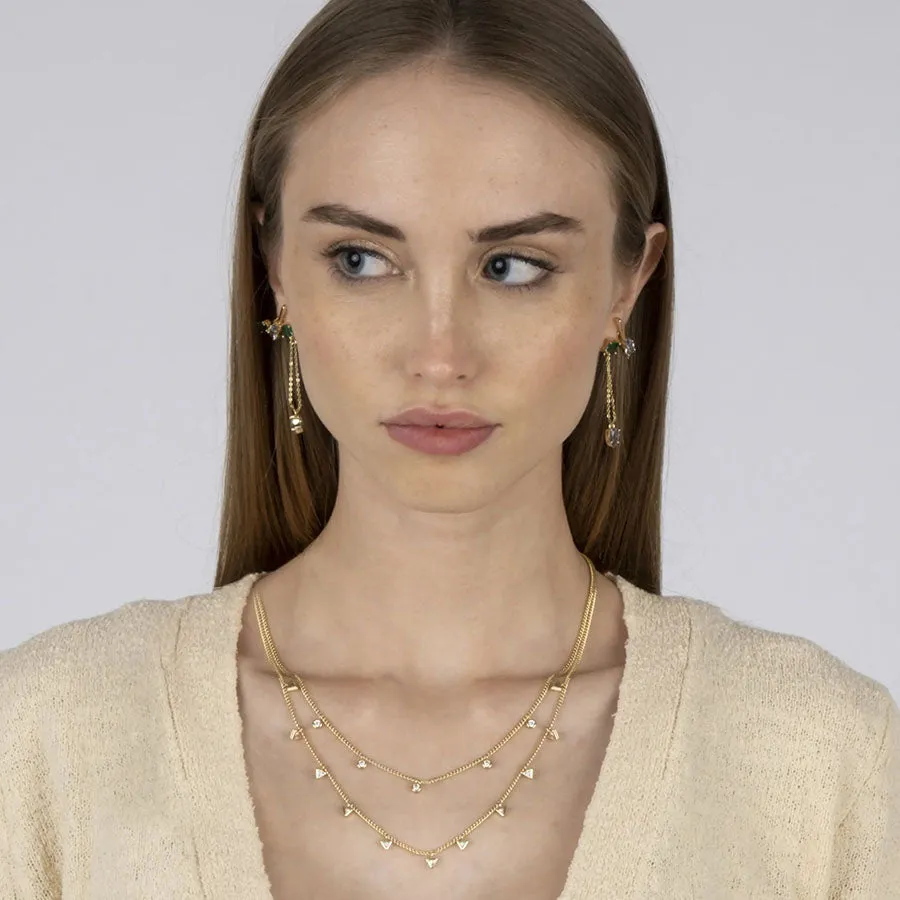 Marguerite Layered Necklace sold by Bonheur Jewelry product image thumbnail 3