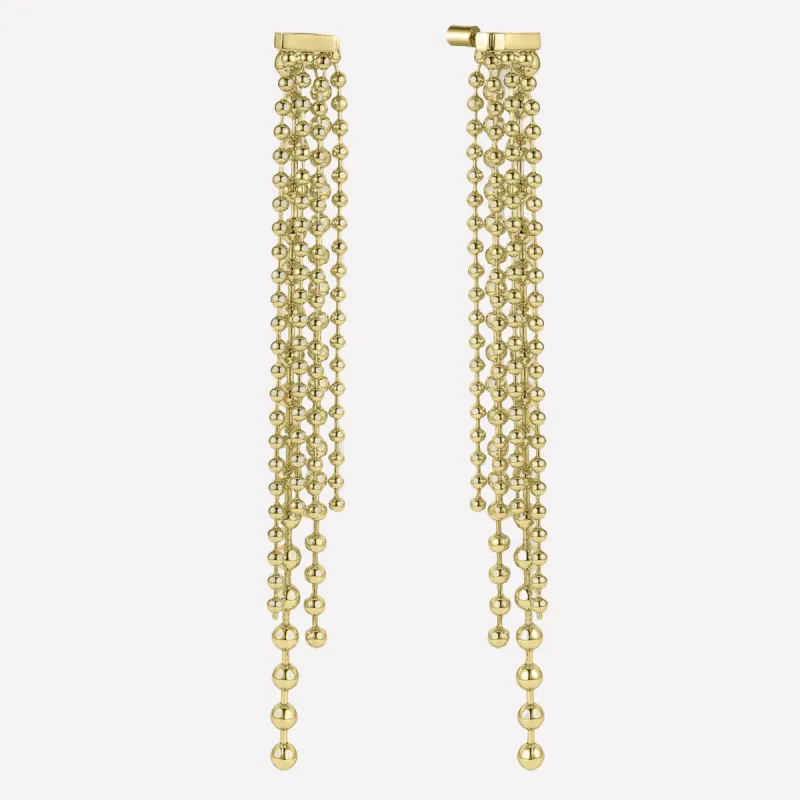 Taylor Long Beaded Earrings sold by Bonheur Jewelry