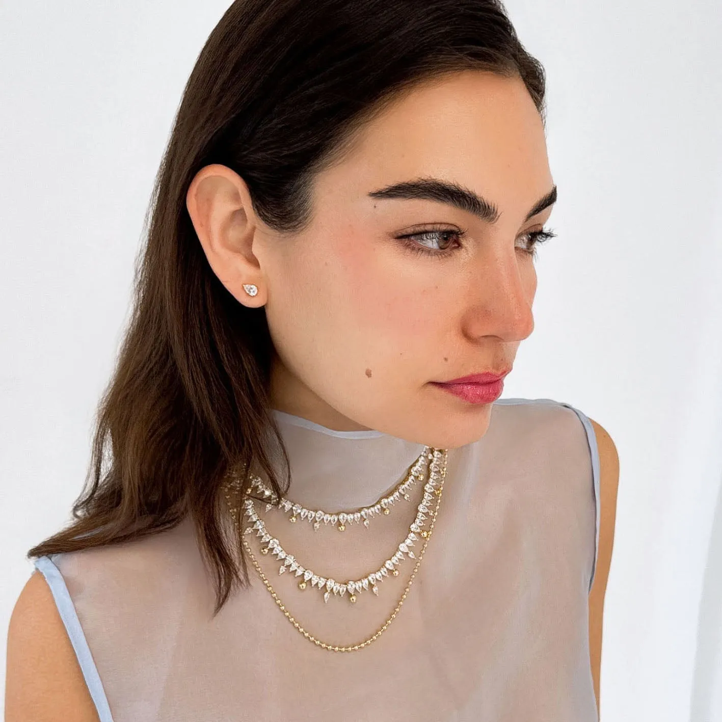 Roxane Ball Chain Necklace sold by Bonheur Jewelry product image thumbnail 2